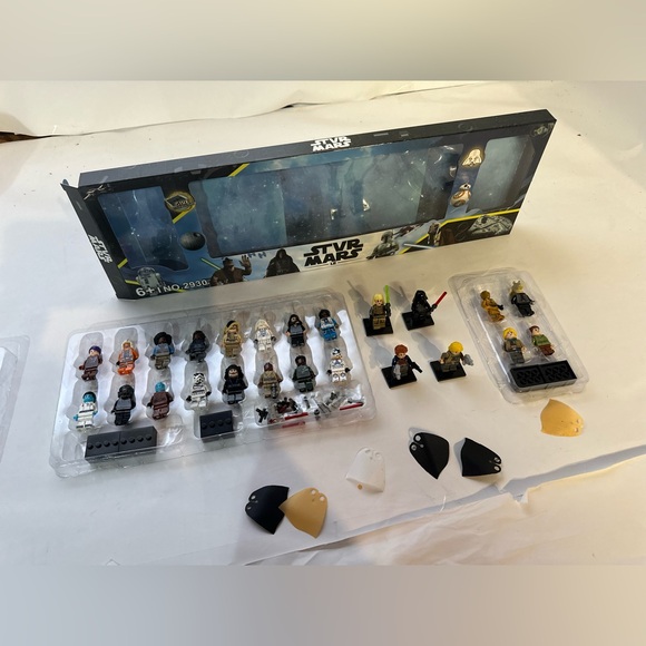 Star Wars Action Figures + Accessories Building Blocks Brick Mini Figure 24+ Pcs - Picture 8 of 11